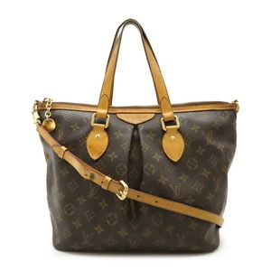 LOUIS VUITTON Louis Vuitton Monogram Palermo PM Tote Bag Handbag Shoulder M40145